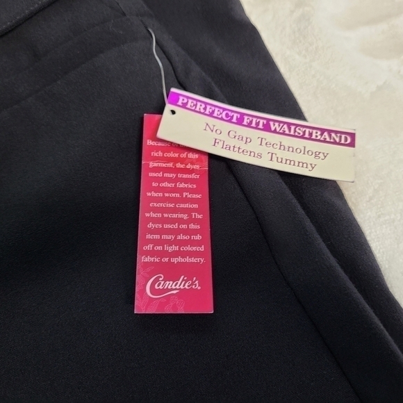 CANDIES Marilyn Bootcut Black Dresspants Size 9. New With Tags. - Picture 6 of 8